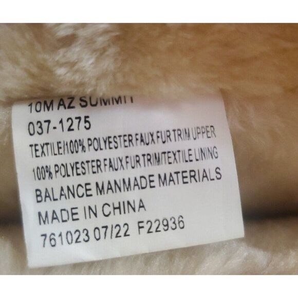 Arizona AZ Summit Cognac Tan Women's Boots Size 10 M - Picture 8 of 12